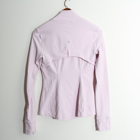 Lululemon Define Jacket *Luon Light Baby Pink Full Zip Thumbholes Cuffins Size 4 - Picture 7 of 15